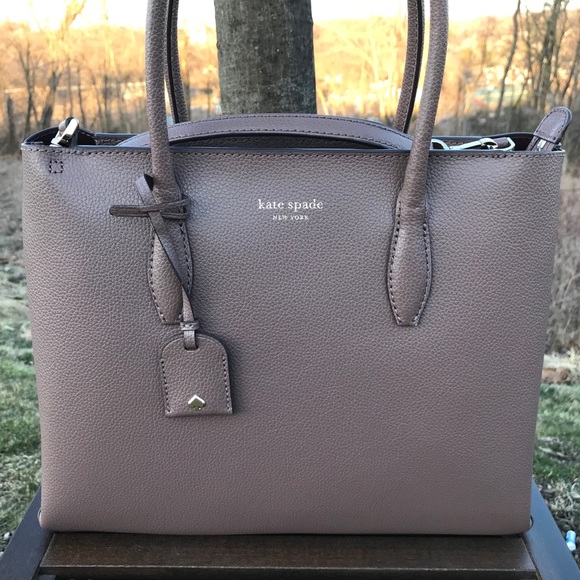 kate spade Handbags - Kate Spade Eva Medium Top Zip Satchel Light Walnut